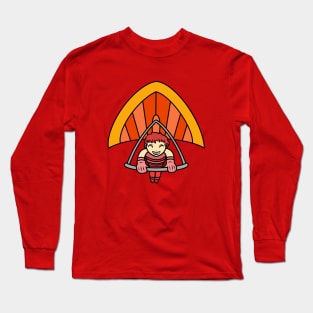 Cartoon hang gliding Long Sleeve T-Shirt